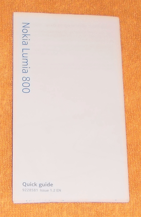 Guia del usuario Nokia Lumia 800