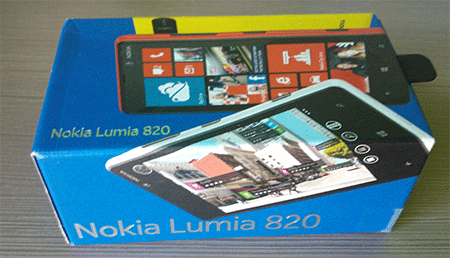 Caja Nokia Lumia 820