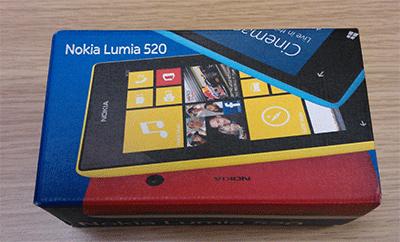 Caja del Nokia Lumia 520