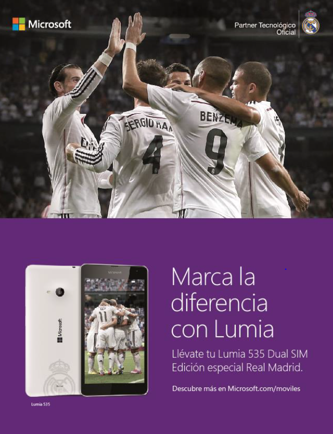 Lumia 535 Dual SIM Real Madrid